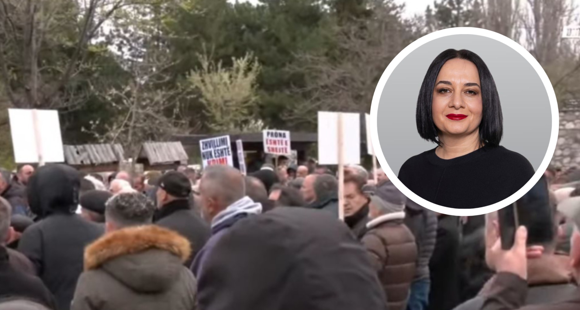Protestë në Rugovë, banorët kundërshtojnë vendimin e Pacollit për ndalimin e ndërtimeve në Bjeshkët e Sharrit