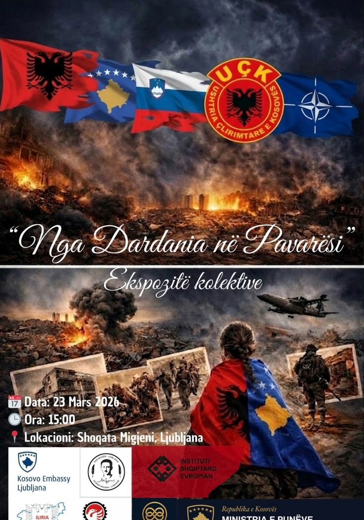 “Nga Dardania në Pavarësi”, ekspozitë artistike në Lubjanë që sjell historinë dhe identitetin e Kosovës