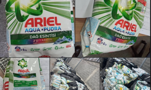Dogana e Kosovës asgjëson mallra të falsifikuara me markën tregtare “Ariel”
