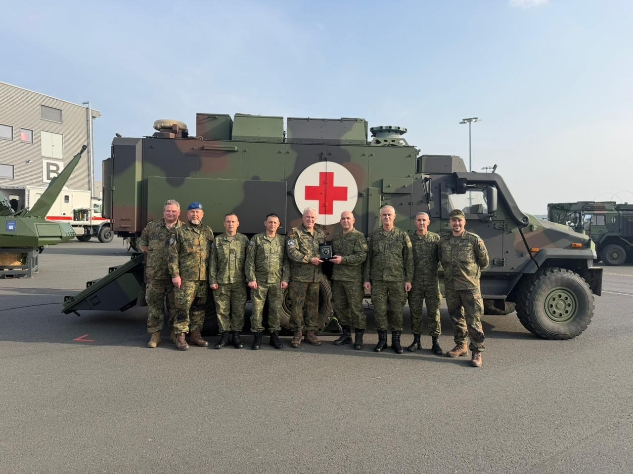 FSK vizitë në shërbimin mjekësor të Bundeswehrit Gjerman