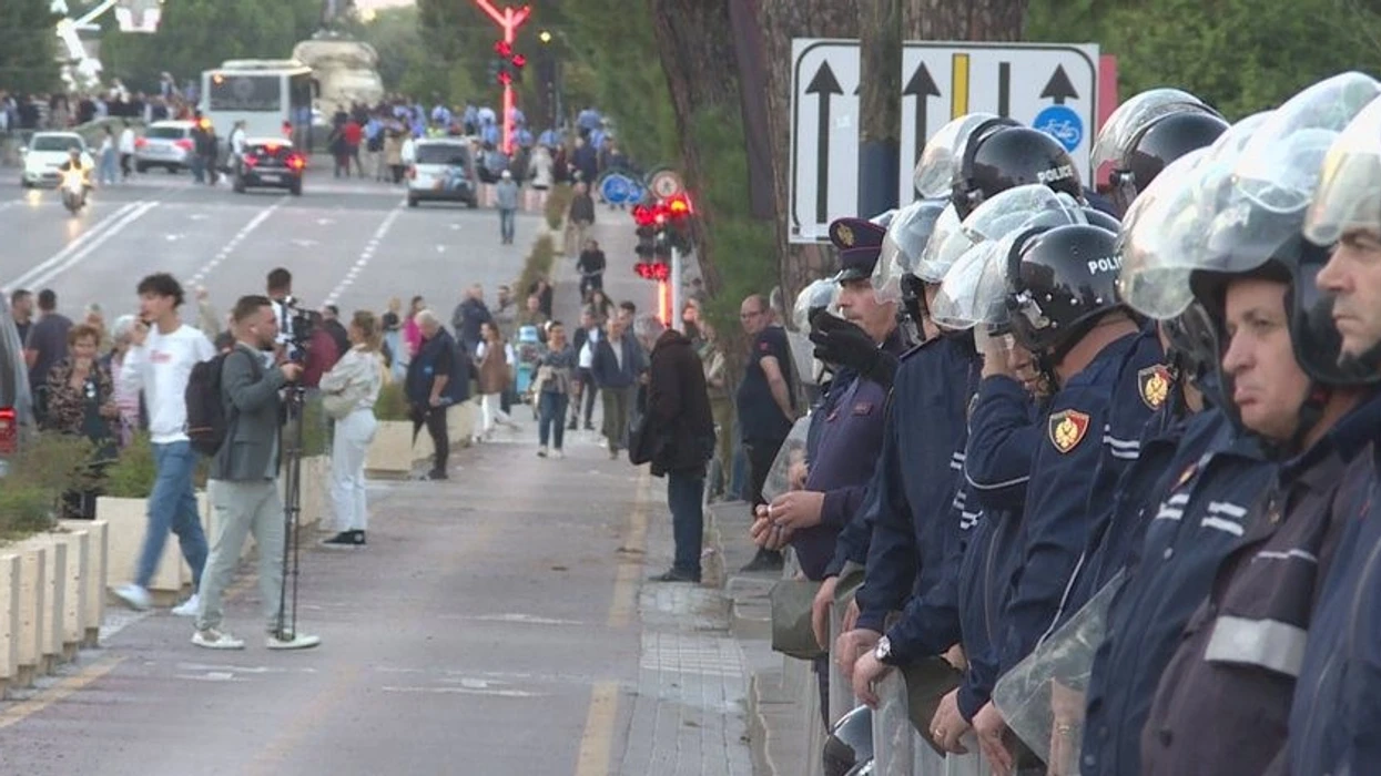 Mbi 1400 forca policore të angazhuar për protestën e opozitës shqiptare