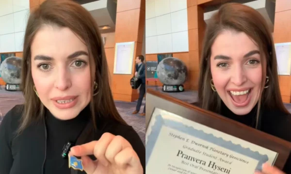 Pranvera Hyseni triumfon mes 2 mijë shkencëtarëve në konferencën më të madhe planetare, fiton çmimin kryesor