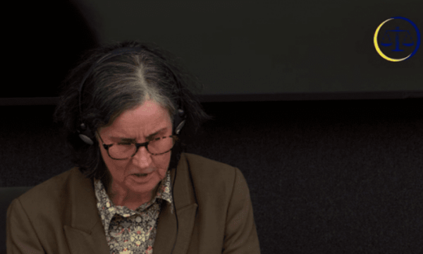 Helen Fraser po dëshmon në gjykimin ndaj Thaçit dhe tjerëve kundër administrimit të drejtësisë
