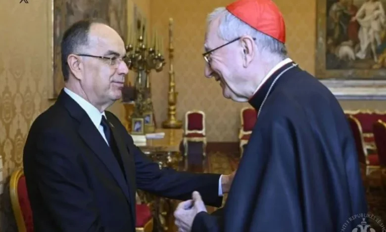 Edhe Kosova pjesë e diskutimit në Vatikan, presidenti Begaj u takua edhe me sekretarin Parolin