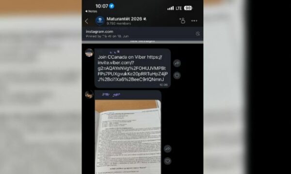 Raportohet se pyetjet e testit të maturës po shpërndahen në grupe në rrjete sociale