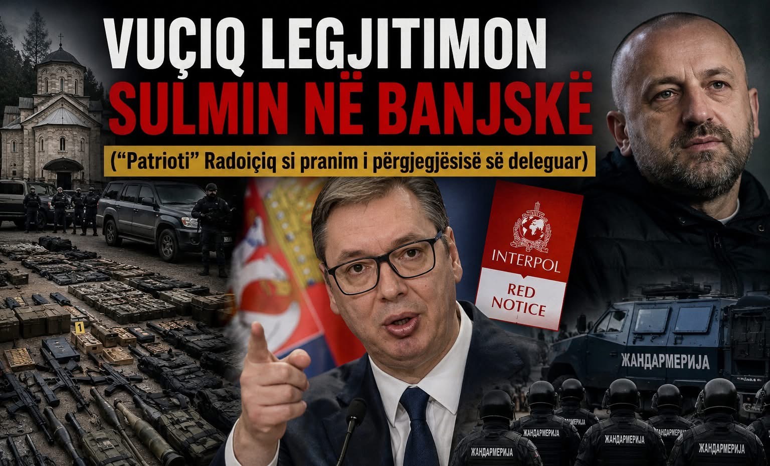 VUÇIQ LEGJITIMON SULMIN NË BANJSKË