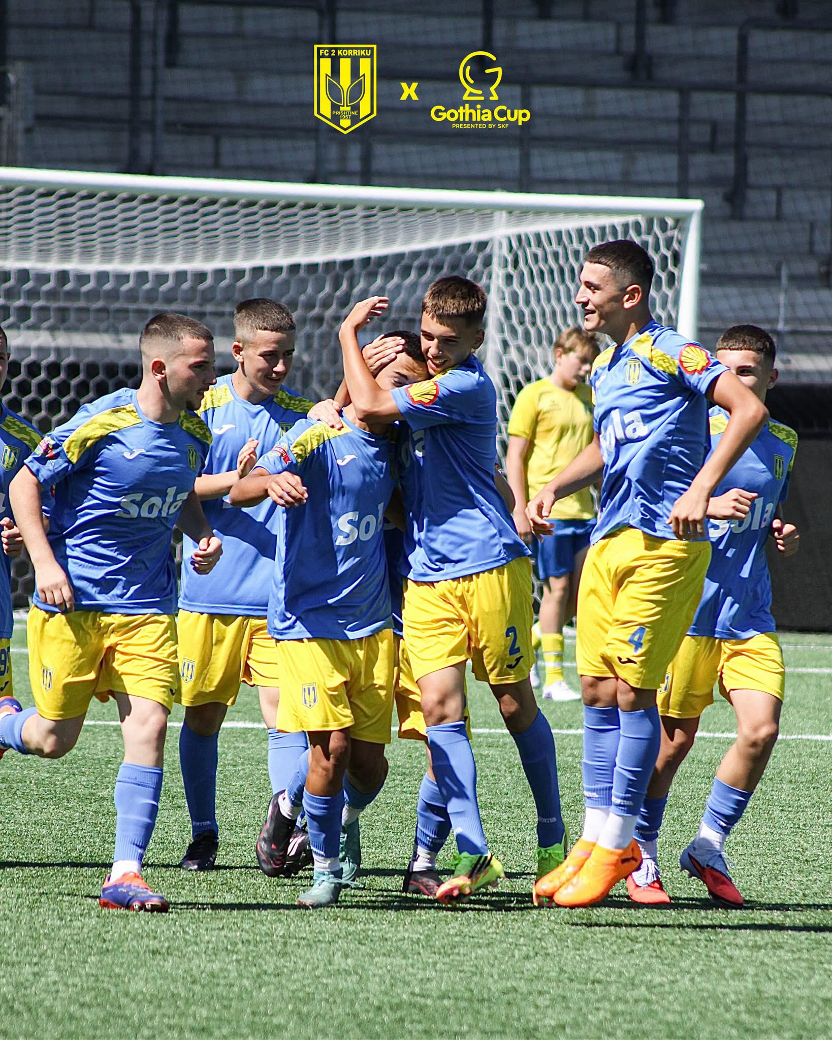 FC 2 Korriku përfaqëson denjësisht Kosovën në Gothia Cup 2026; kryeqytetasit renditen në mesin e tetë skuadrave më të mira nga e gjithë bota