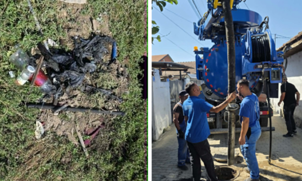 Gurë, shishe e hekur 1.5 metra në puset, KRU “Gjakova”: Sjellje e papërgjegjshme, dëme serioze në sistem