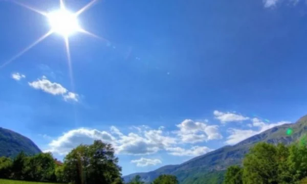 Moti sot me diell e vranësira, maksimalja deri në 26 gradë