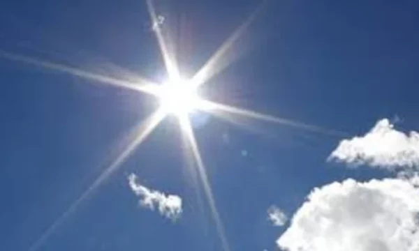 Mot me diell dhe vranët, mundësi për reshje lokale shiu