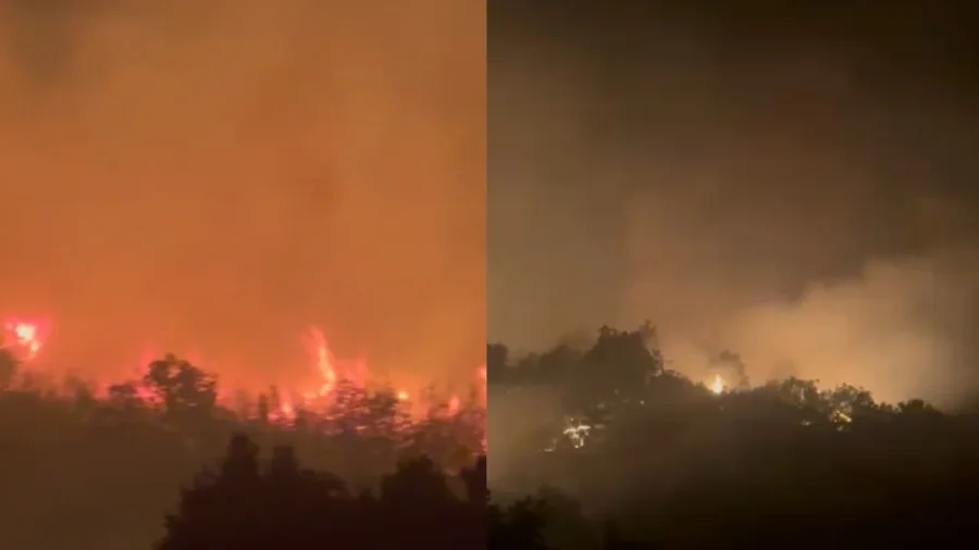 20 vatra zjarri në Shqipëri, 7 ende aktive – angazhohen 284 forca dhe 2 helikopterë