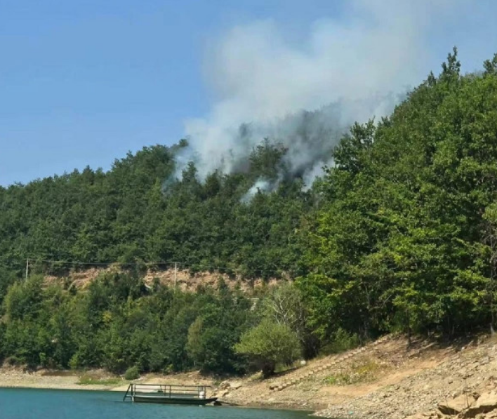Përfshihen nga flakët malet afër Ujmanit