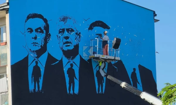 Po realizohet një mural për katërshen e UÇK-së pak ditë para vendimit në Hagë
