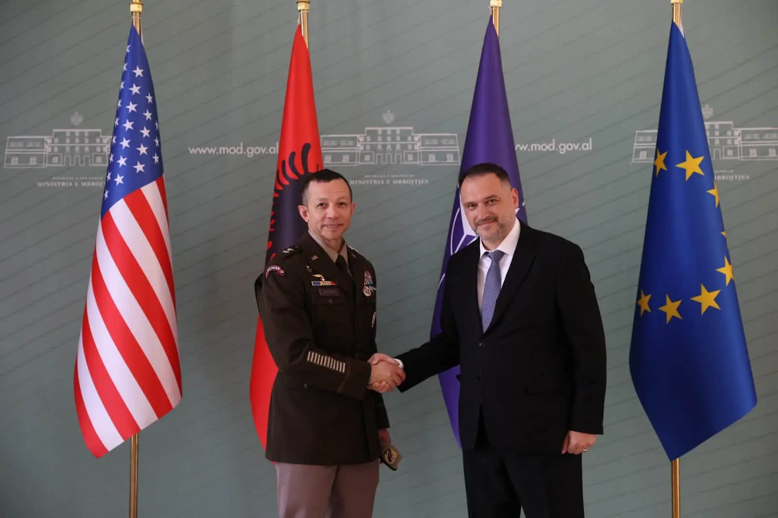 Nufi takon gjeneralin Jeffers: Shqipëria do të thellojë partneritetin me ShBA-në