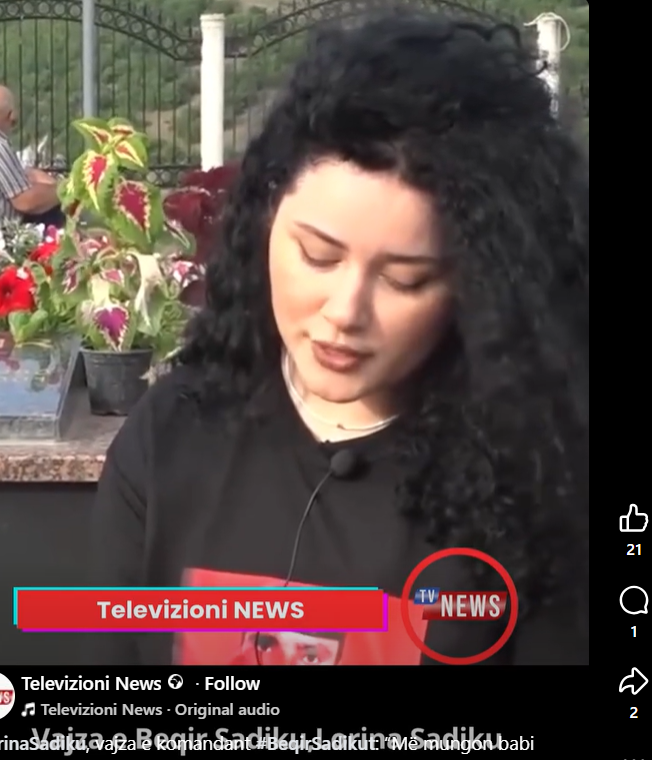 “Më mungon babi çdo ditë” – rrëfimi prekës i vajzës së komandantit Beqir Sadiku