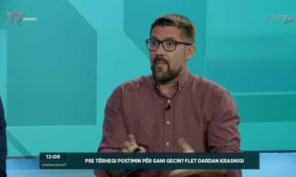 A u kërcënua dhe pse e tërheqi postimin për Gani Gecin? Flet Dardan Krasniqi