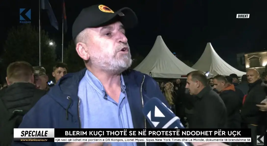 Kuçi i LDK-së i bashkohet protestës: Këtu kam ardhur për UÇK-në, vlerën më sublime të kombit