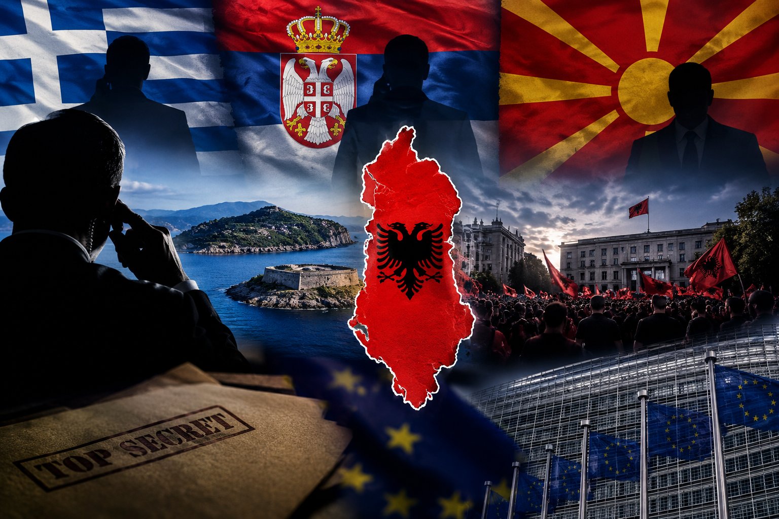 Shërbimi grek, serb dhe maqedonas përfshihen në zhvillimet e brendshme të Shqipërisë